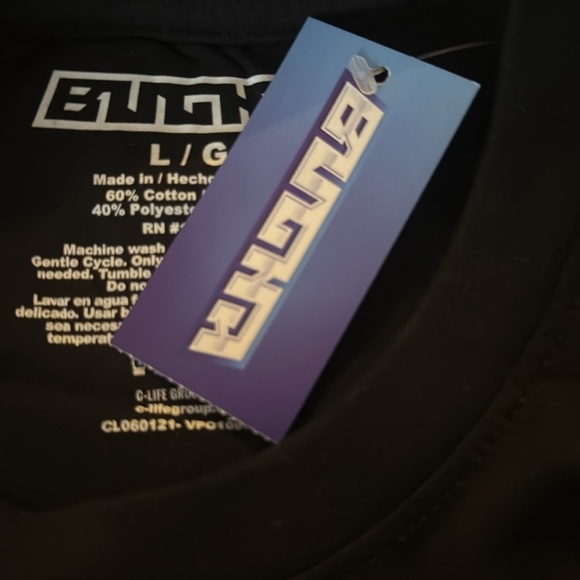 BUGNA Black Men's T-Shirt - Picture 5 of 5